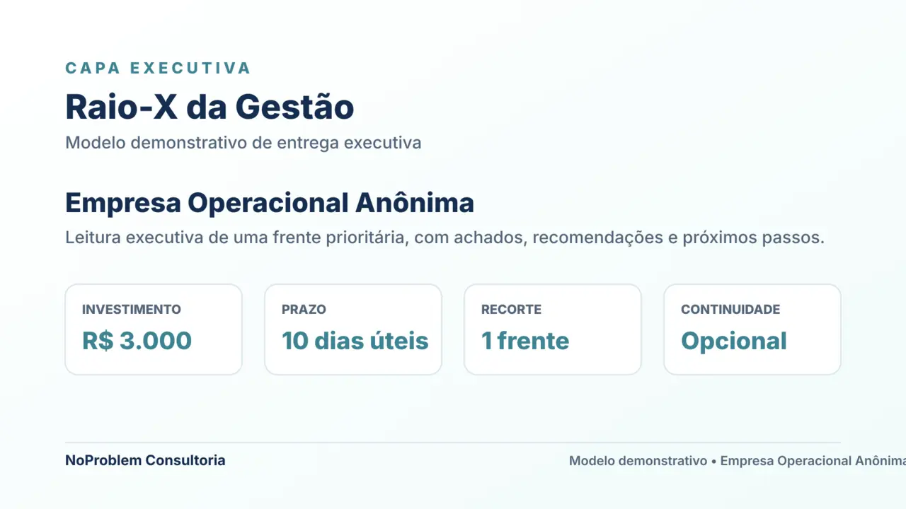 Exemplo de achados e sinais