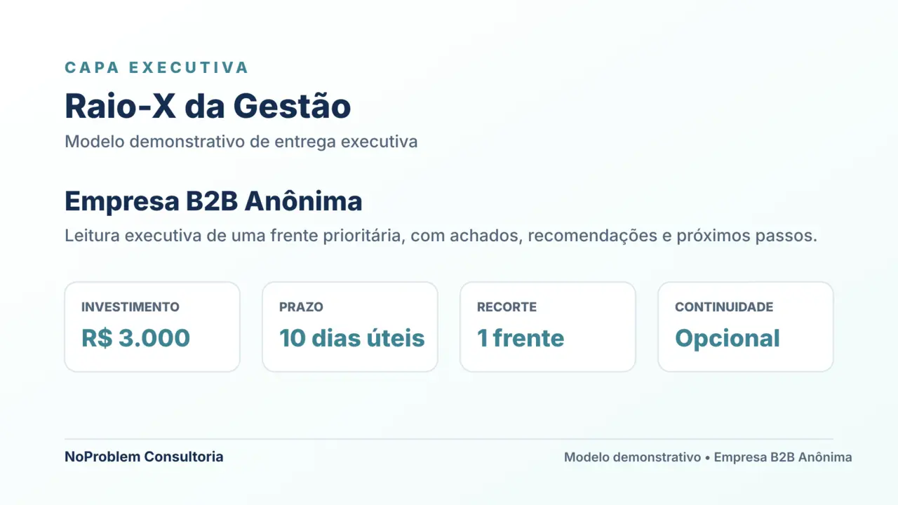 Exemplo de achados e sinais